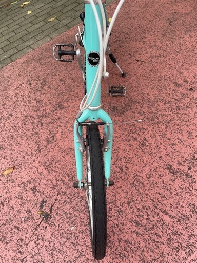 あさひ　WEEKEND BIKES 20インチ ミニベロ 自転車 ライトグリーン