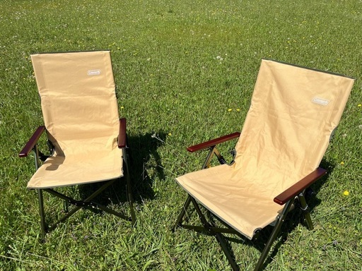 コールマンファイヤーサイドレイチェア2脚コヨーテ (キッシ) 江別の