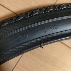 新品　自転車用タイヤ　中のチューブ付き