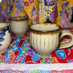 小さなコーヒーカップ4点セットの画像