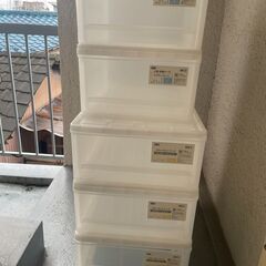 収納ボックス。セットの画像
