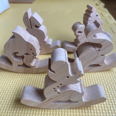 木の飾りの画像