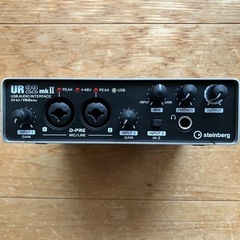 【小難あり】steinberg UR22mkII オーディオインターフェイスの画像