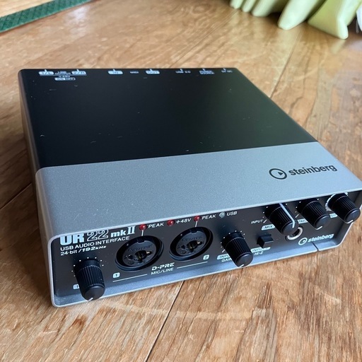 小難あり】steinberg UR22mkII オーディオインターフェイス 動作未確認