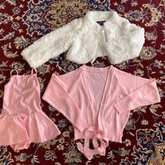 【商談中】バレエ　女の子　ボレロ、カーディガン、チャコットのレオ...