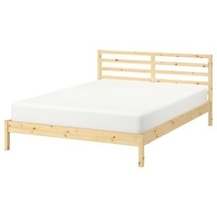 IKEA クイーンサイズベッド マットレス一式