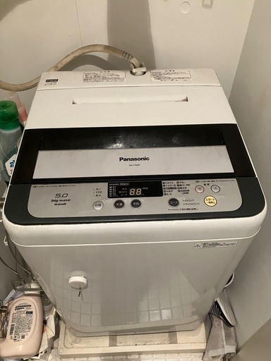 9/24まで！パナソニック　洗濯機　NA-F5087