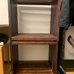 木製ウッドボックスお二つ譲りします。