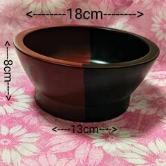 菓子器　(木製漆器) お椀の画像