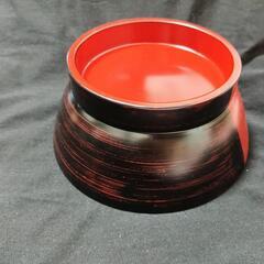 菓子器　(木製漆器) お椀の画像