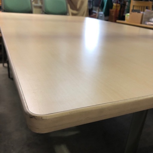 SALE　配達応談　オカムラ オフィス用 大型  テーブル 作業テーブル 事務デスク 打ち合わせテーブル ダイニングテーブル 210×