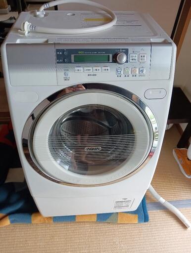 決まりました　AQUA ドラム洗濯機　洗濯9kg　乾燥6kg