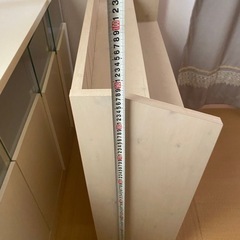 サイドボード　キャビネット　戸棚　収納棚　木製　ベージュ　の画像