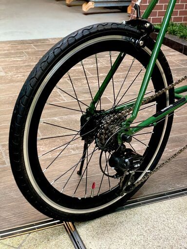 【新品パーツ多数装着済/屋内保管!】SPEED WORLD ２０インチ自転車（中古）新品パーツ多数装着！綺麗です！カゴ付き