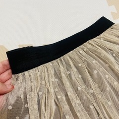 チュール ロングスカート 美品の画像