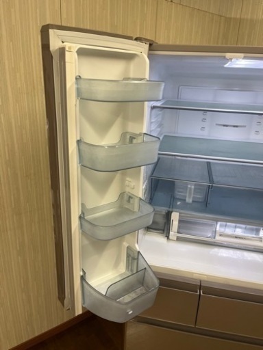 大容量670L!! HITACHI 6ドア冷蔵庫 R-XG6700H(XN) 2018年 家電 キッチン家電 冷蔵庫