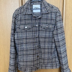 ZARA チェック上着　Mサイズ
