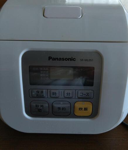 panasonic３合炊き炊飯器 2015年製