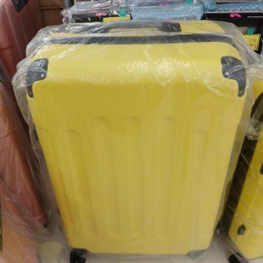 ★ジモティ割あり★ スーツケース/L/新品　イエロー　高さ(H)76× 幅(W)31× 奥行(D)49【joh 2552】