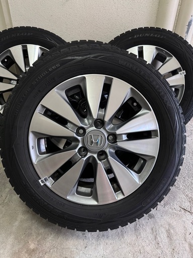 【値下げしました】ホンダ純正16インチアルミホイールとDUNLOP WINTER MAXXスタッドレスタイヤ