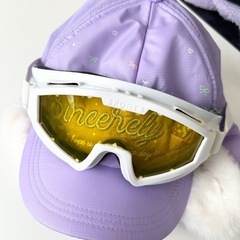 【新品未使用】子供用帽子とゴーグルセット❣️❣️❣️の画像