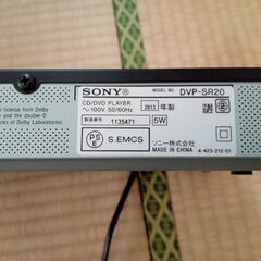 DVDプレイヤー　不動品の画像