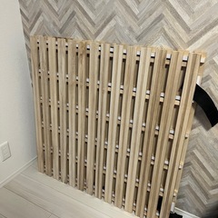 未使用　すのこ　シングル×2