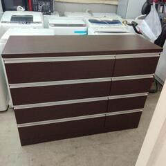 NITORI ローチェスト イーグル 120-4 ニトリ タンス 茶 4段 1193mm×420mm×590mm ニトリ ファミリー 大型