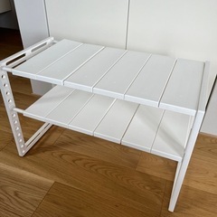ニトリ　シンク下伸縮ラック　奥行30cm