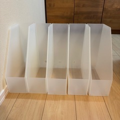無印良品 ポリプロピレン スタンドファイルボックス　5個 収納の画像
