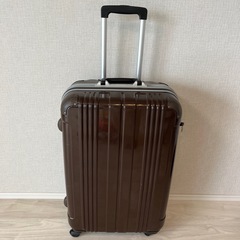 受付再開しました！キャリーケース スーツケース 70ℓ ブラウン