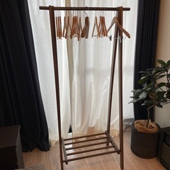 ニトリA型ハンガーラック　ハンガー15本セット