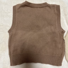 ベビー服　ニットベスト　2点セット　80の画像