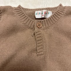 ベビー服　ニットベスト　2点セット　80の画像