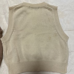 ベビー服　ニットベスト　2点セット　80の画像
