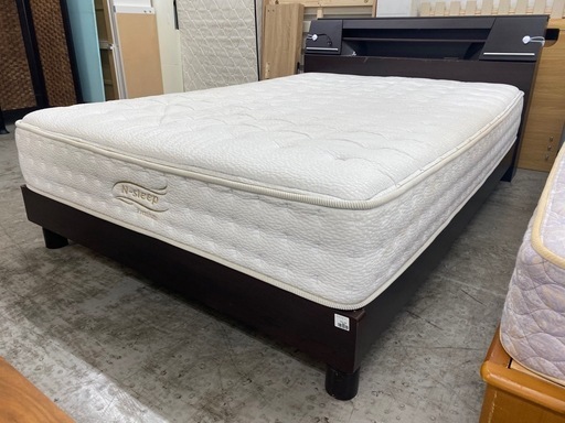 【愛品館 江戸川店 ダブル】 NITORI（ニトリ） ダブルベッド ID:153-019247-007