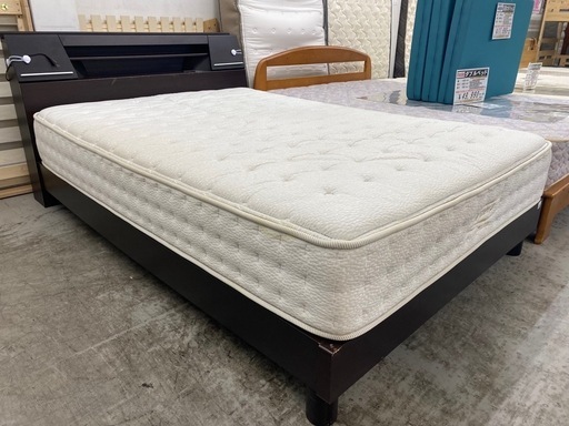 【愛品館 江戸川店 ダブル】 NITORI（ニトリ） ダブルベッド ID:153-019247-007