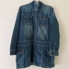 【大きいサイズ】レディース デニムジャケット3L(中古品)美品