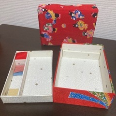 9/15ガレージセール 【新品未使用】ちりめん小物入れの画像