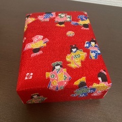9/15ガレージセール 【新品未使用】ちりめん小物入れの画像
