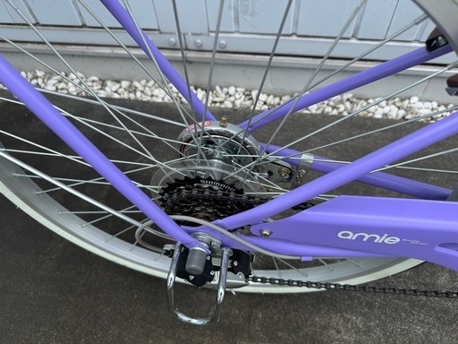 24インチ　6段変速　オートライト　自転車　子供用