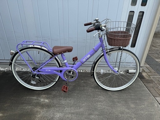 24インチ　6段変速　オートライト　自転車　子供用