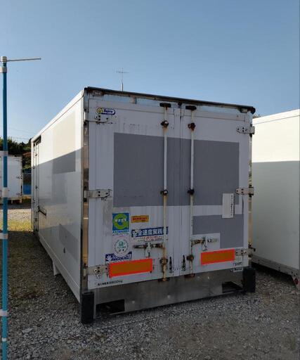 【匝瑳市】横スライド扉付き 保冷コンテナ (No.Y-402) 長さ約521cm×幅217cm×高さ230cm 配送可 (株)トラストカーゴ 匝瑳コンテナ販売所