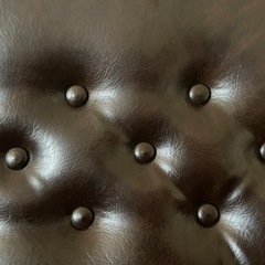 ヴィンテージ風 レザーソファ 2人掛けの画像