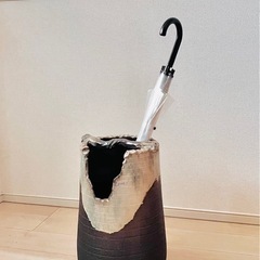 信楽焼の壺　　