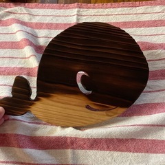 (決まりました)木製サラダボール・小物入れ・クジラ型鍋敷き等　7点セットの画像