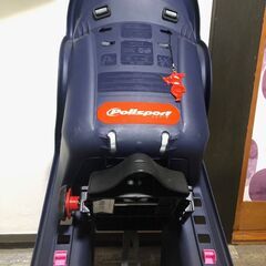 自転車 後ろ リア チャイルドシート ポリスポート BOODIEブーディ― キャリア取付 ネイビー/ピンク 簡単取付 工具不要の画像