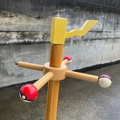 ポケモン ポールハンガー　ハンガー 物掛け バッグ掛け ピカチュウ モンスターボール の画像