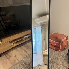 【IKEA スタンドミラー】150×30 FLAKNAN フラー...