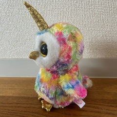 ty ぬいぐるみ　レインボー　フクロウの画像
